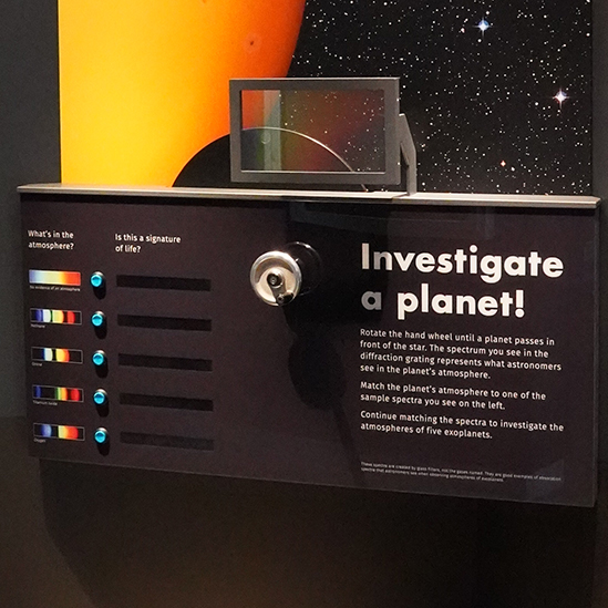 investigate a planet interactive